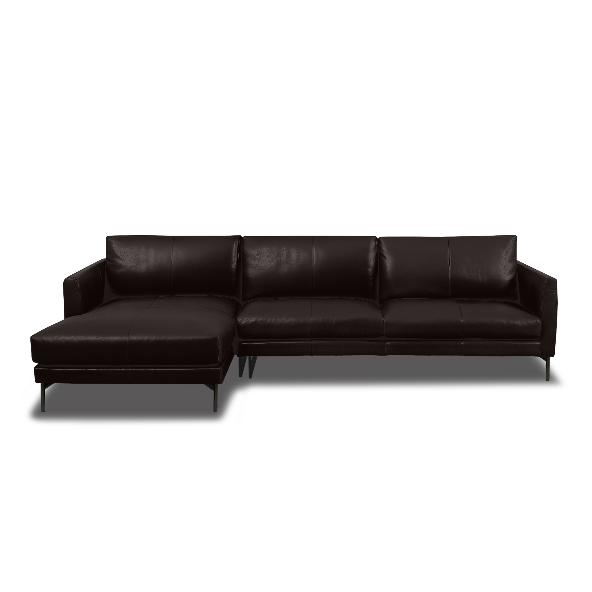 Linear L-Shape Sofa - Leather, view 17
