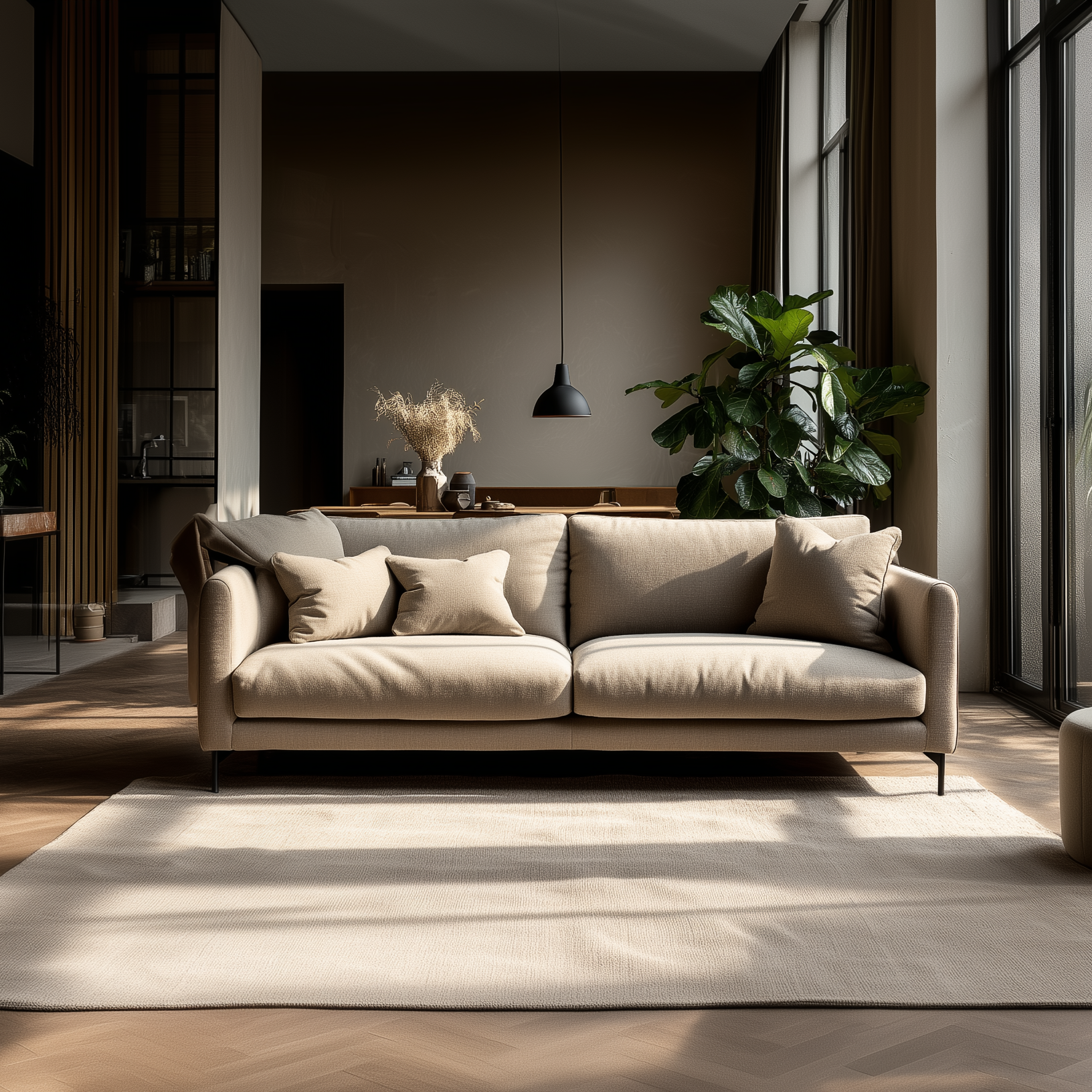 Linear Straight Sofa, view 3
