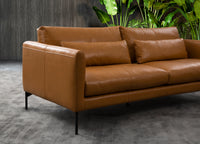 Linear Straight Sofa Leather, view 3