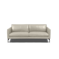 Linear Straight Sofa Leather in Frost, view 14