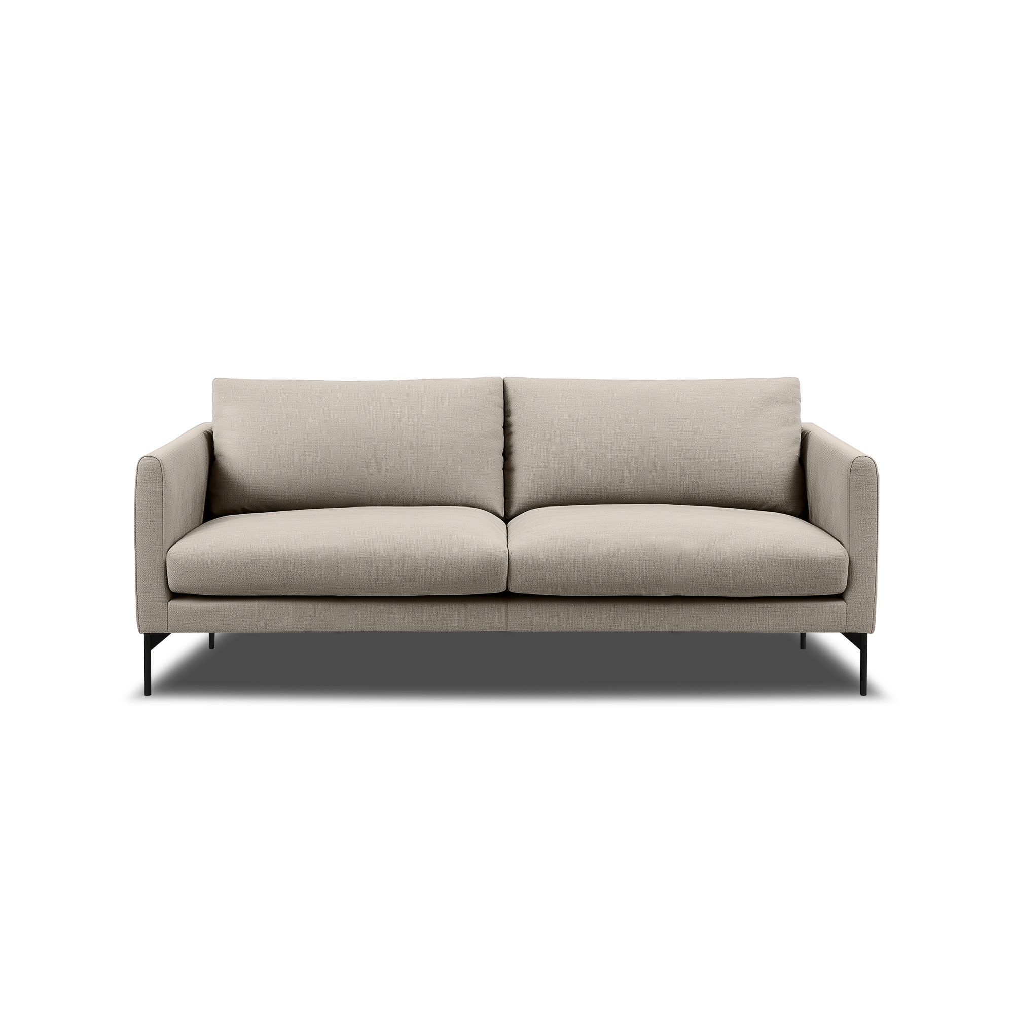 Linear Straight Sofa in grey, view 8