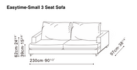 Easytime-Small 3 Seat Sofa, view 5