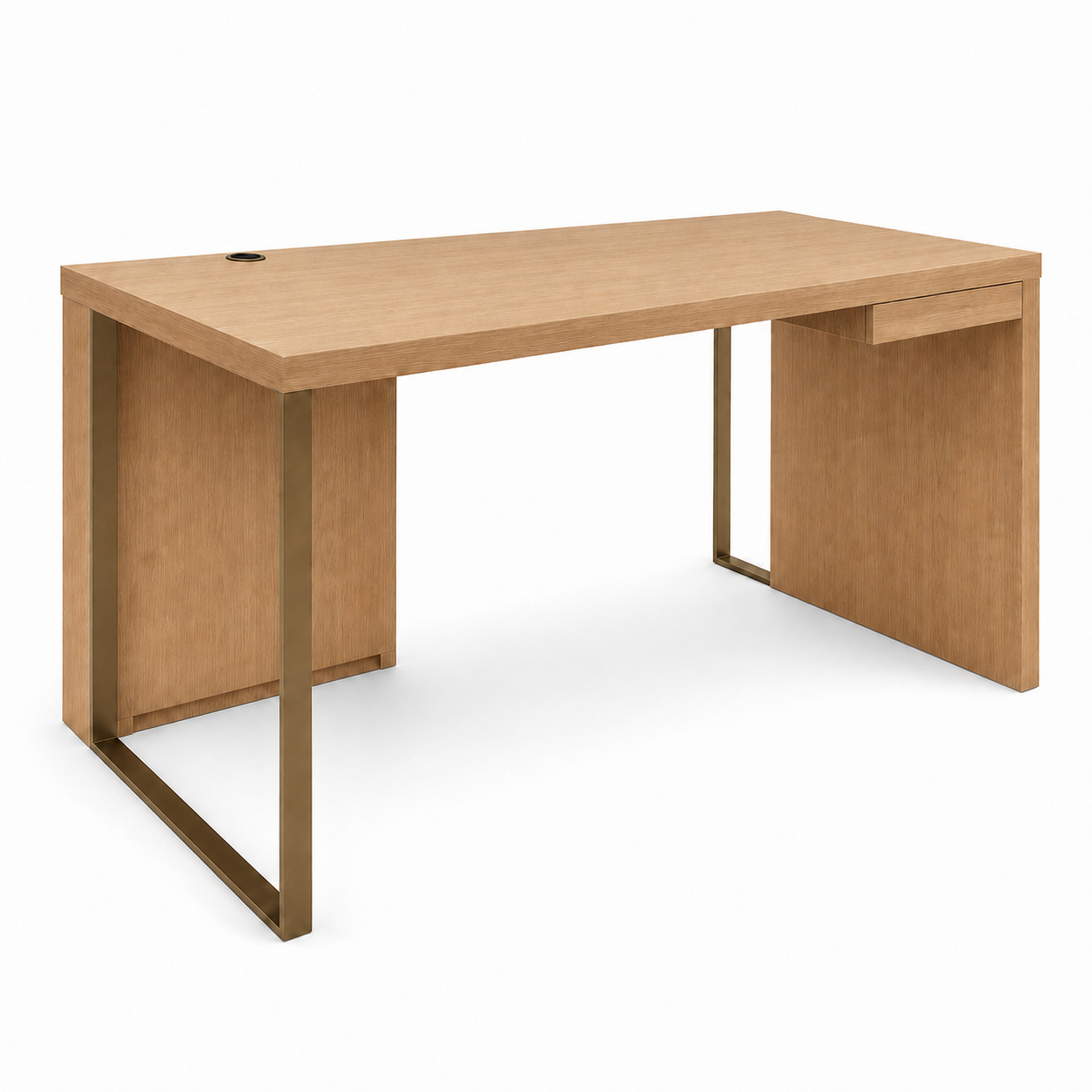 Time Desk in Oak, view 3