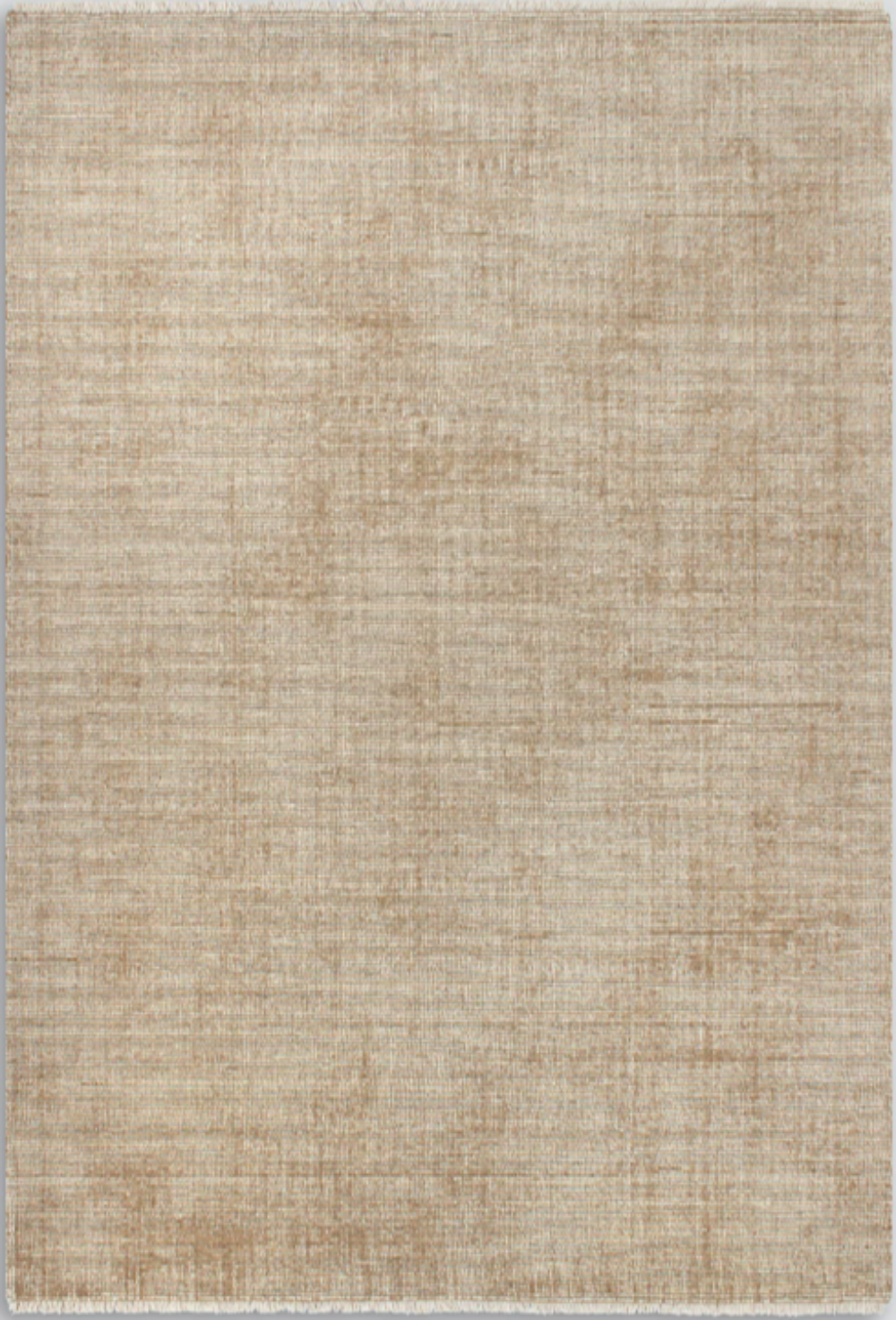 Corbett floor rug, 2 x 3 m, in sand with a fine low pile and a subtle linear texture