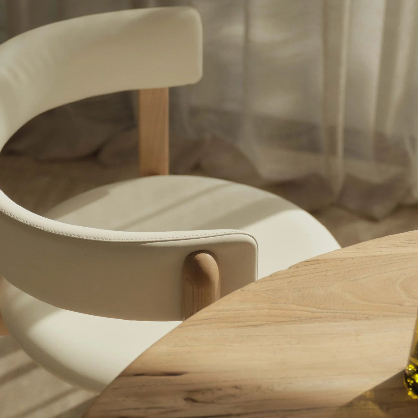 Bellino Dining Chair in ivory, view 20