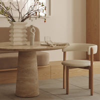 Bellino Dining Chair in ivory, view 25