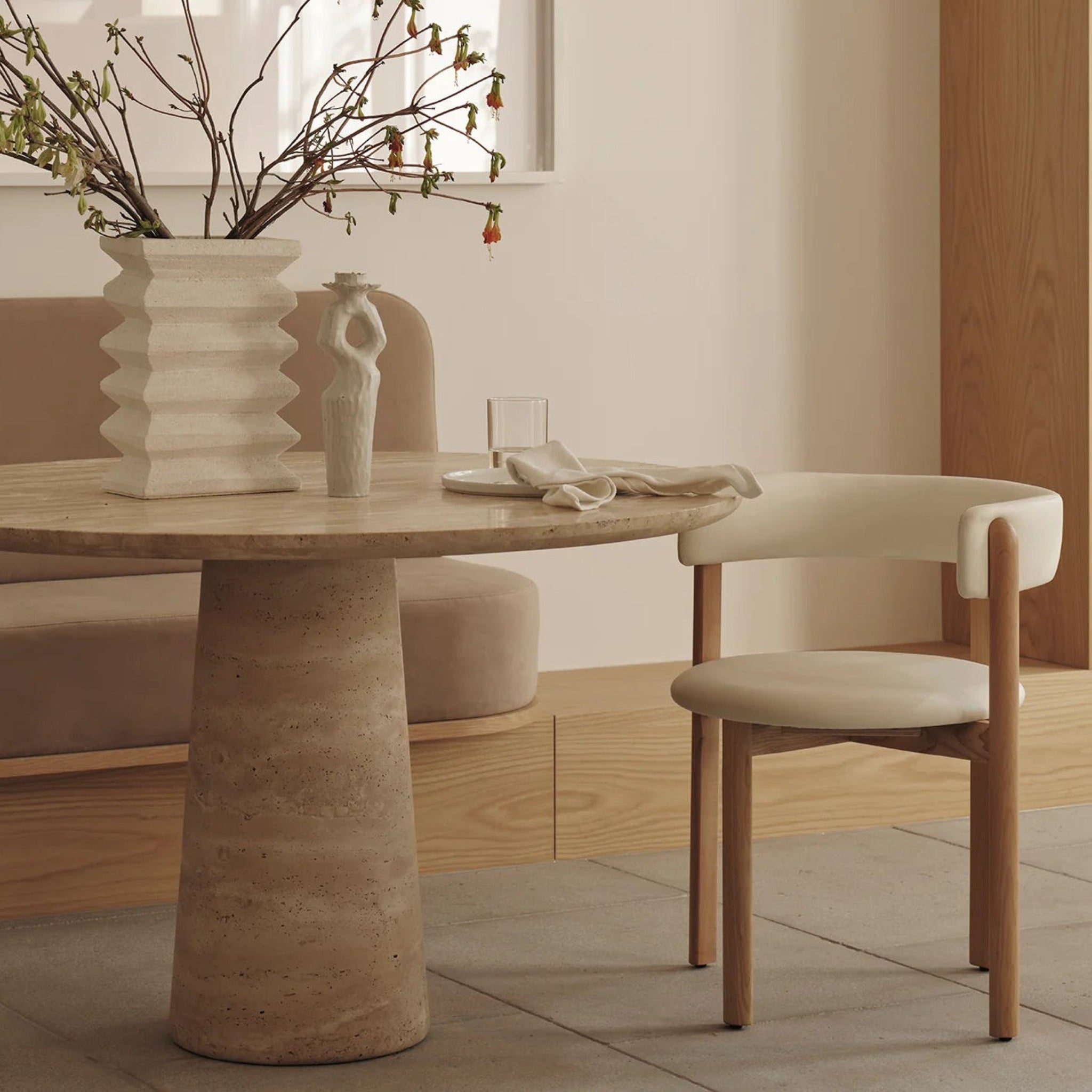 Bellino Dining Chair in ivory, view 25