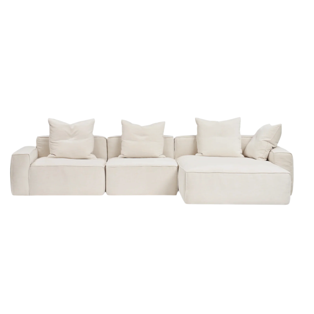 Elio Junior 3-Piece Sofa with Chaise, view 4