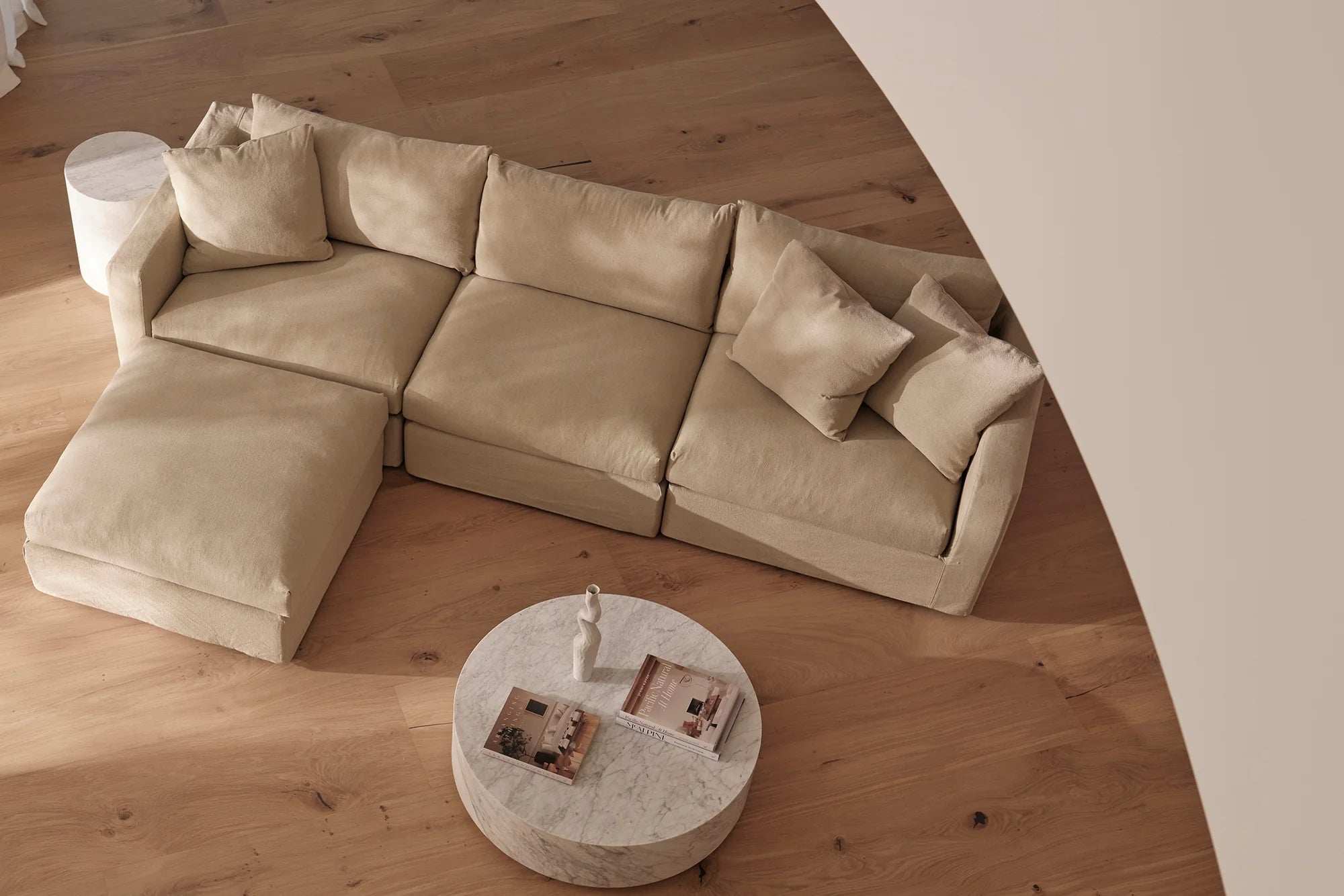 Johnson Ottoman, view 3