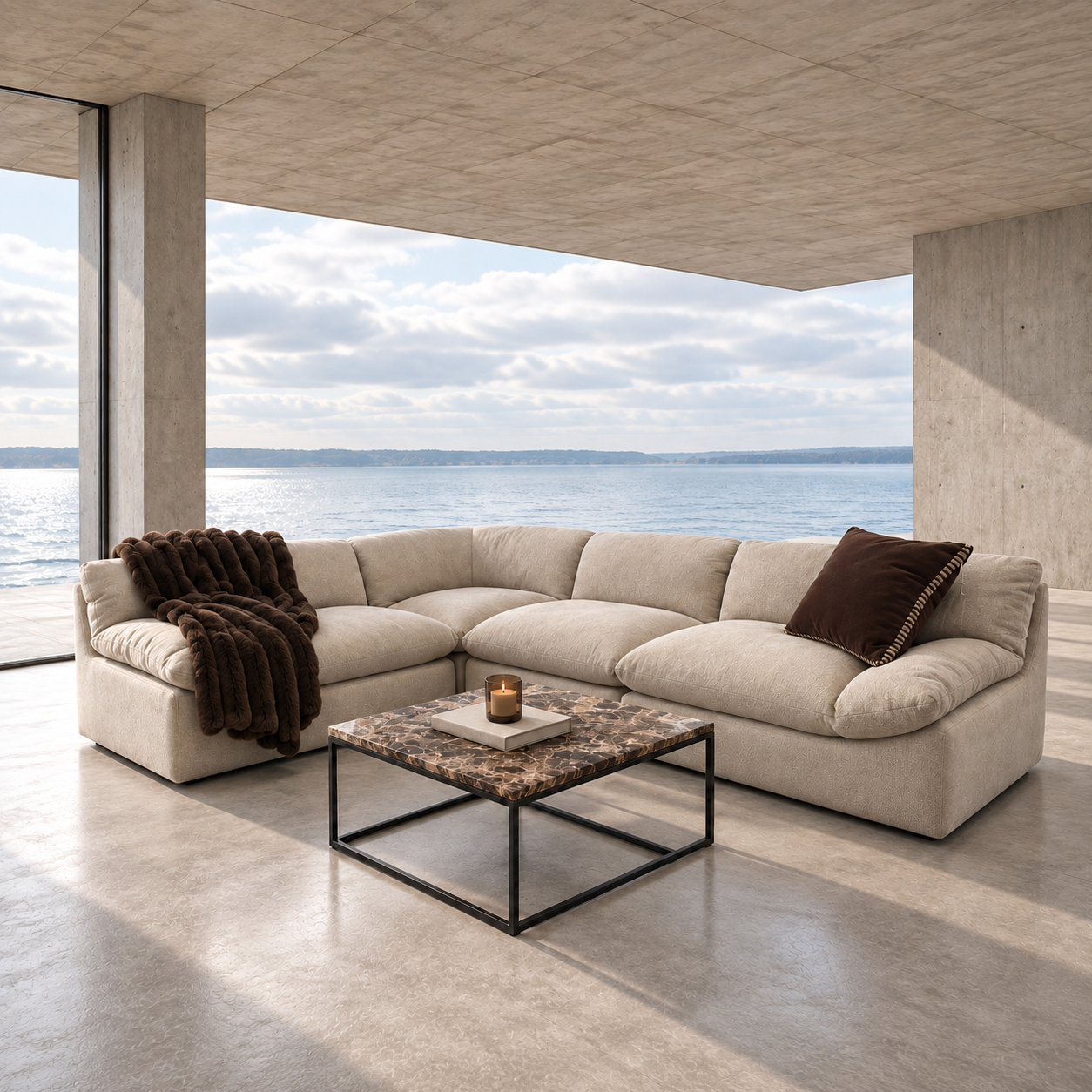 Parkha 4 Piece Corner Sofa, view 2