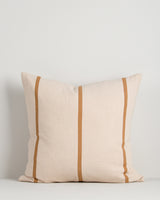 Otis Cushion in caramel, front view