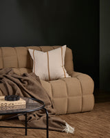 Otis Cushion in caramel, view 8