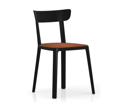 Cadrea Chair Seat Pad in black, view 2
