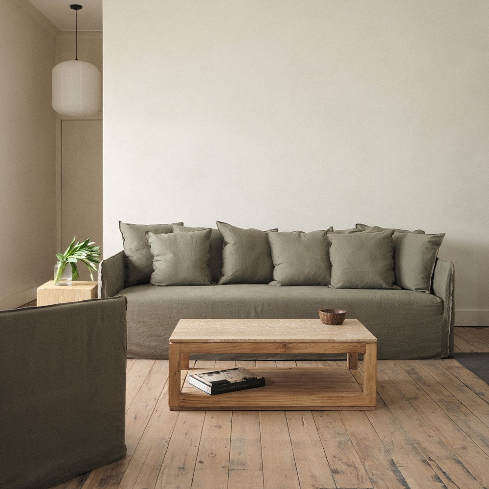 Axol Old Elm Large Square Coffee Table 1m Bauhaus