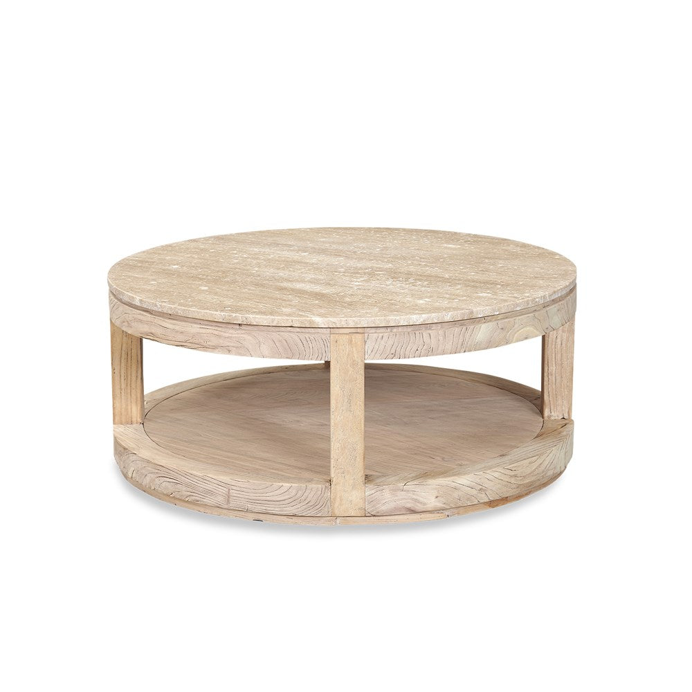 Axol Old Elm Round Coffee Table 0.9m