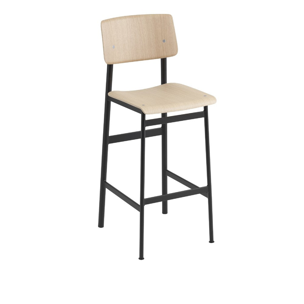 Loft Bar Stool 75cm in oak