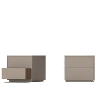 Pixel Bedside 2 Drawer, view 1