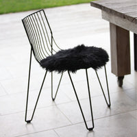 Sheepskin Seat Warmer in Black, view 1