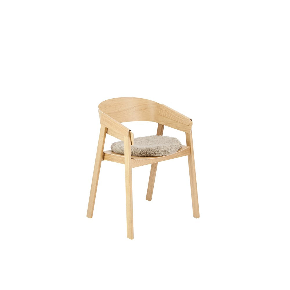 Shorn Sheepskin Seat Warmer in Natural, view 1